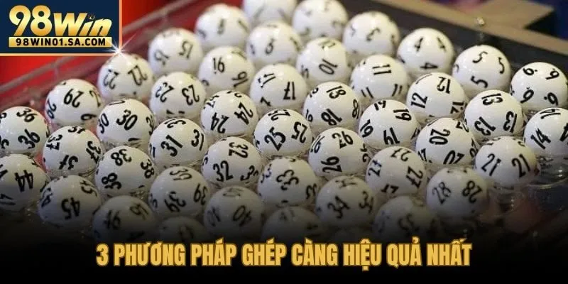 Ghép tổng, ghép thứ và ghép bóng cho lô đề 3 càng