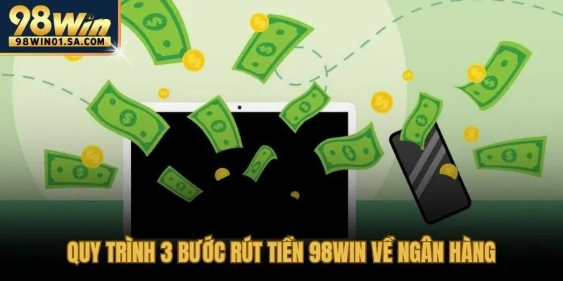 Ba thao tác đơn giản để hoàn tất lệnh rút tiền 98WIN